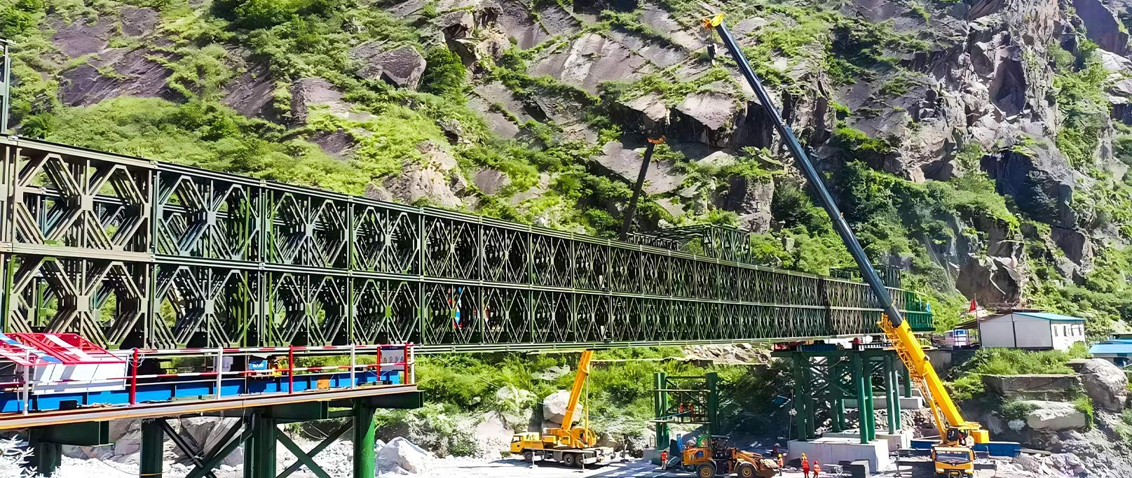 Ponte Lifeline do Porto de Jilong no Nepal