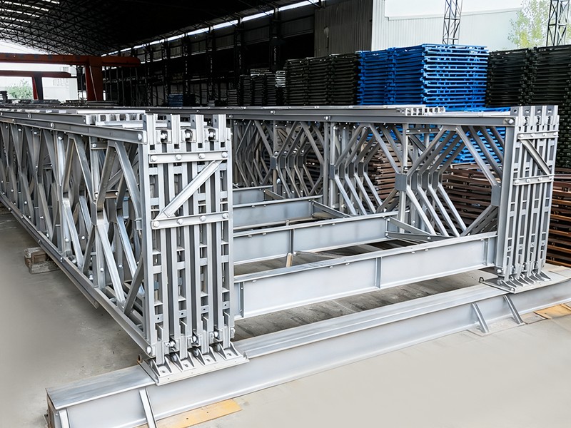Ponte Bailey CB 450 Ponte Bailey galvanizada reforçada de camada única de quatro fileiras