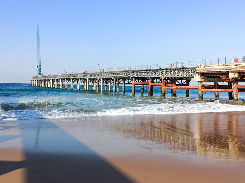 Ponte de aproximação de aço galvanizado