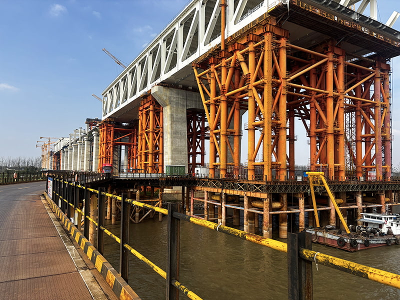 Plataformas de construção de carga pesada de grande vão para pontes
